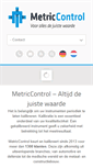 Mobile Screenshot of metriccontrol.com