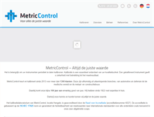 Tablet Screenshot of metriccontrol.com